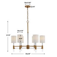 Welkin, 6 Lt Chandelier