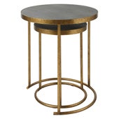 Aragon Nesting Tables, S/2, Gray