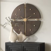 Walnut Elegance, Clock