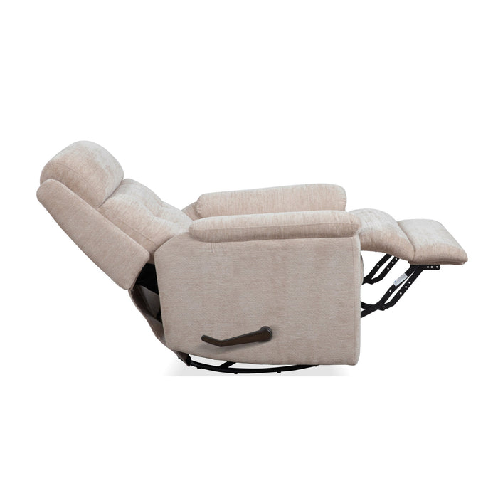 Sophisticated Oat Perfect Match Swivel Gliding Recliner