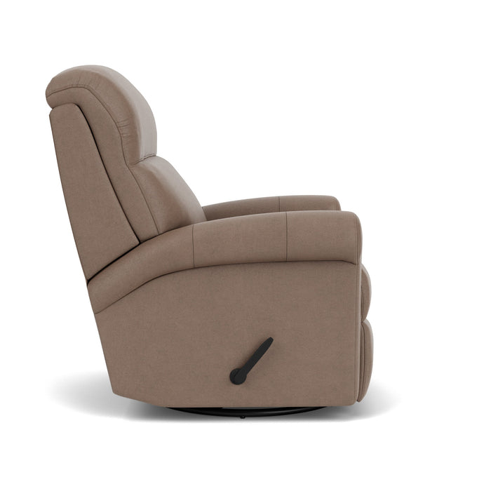 Davis Leather Swivel Gliding Recliner