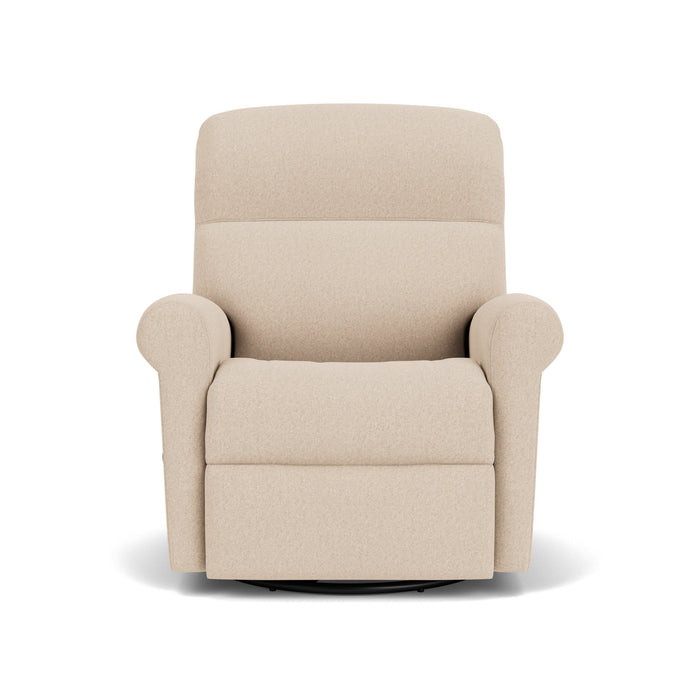 Davis Leather Swivel Gliding Recliner