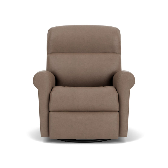 Davis Leather Swivel Gliding Recliner