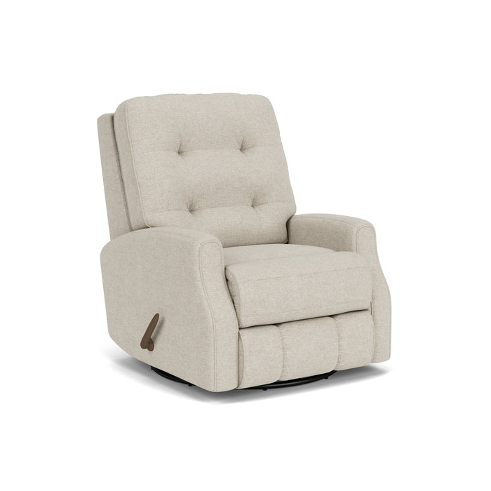 Devon Fabric Swivel Gliding Recliner