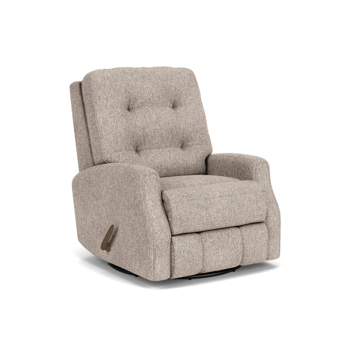 Devon Fabric Swivel Gliding Recliner