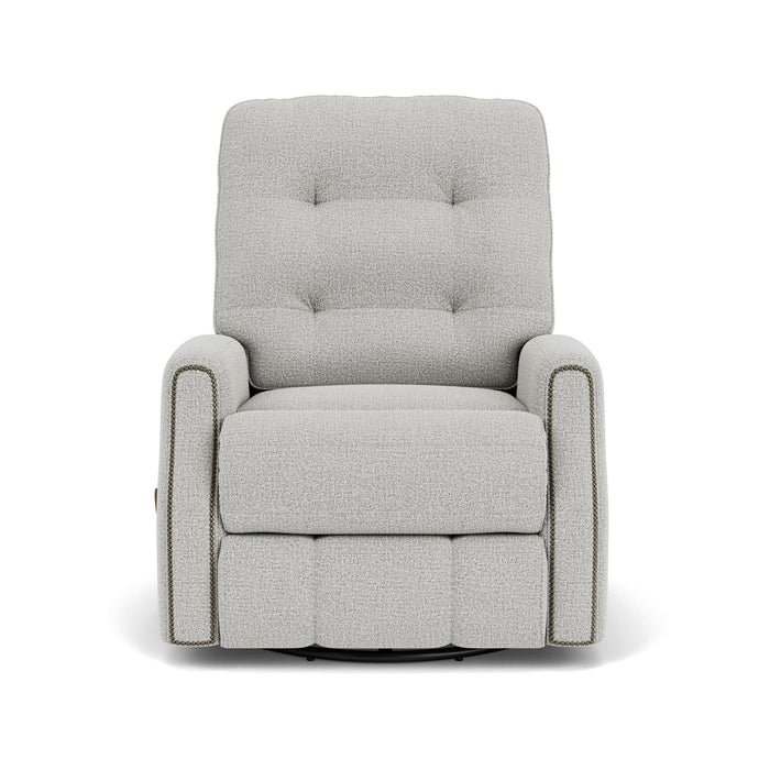 Devon Fabric Swivel Gliding Recliner