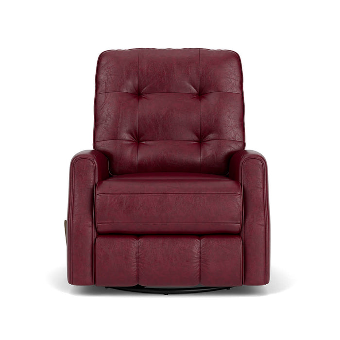 Devon Leather Swivel Gliding Recliner