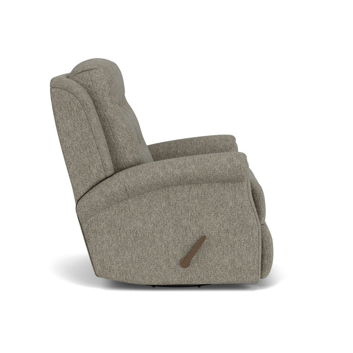 Minnie Fabric Swivel Gliding Recliner