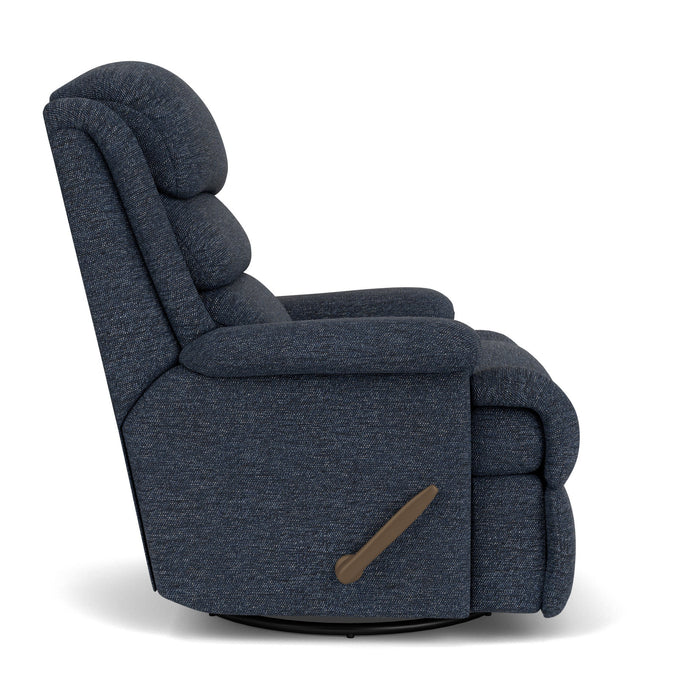 Yukon Fabric Swivel Gliding Recliner