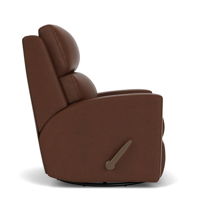 Catalina Leather Swivel Gliding Recliner