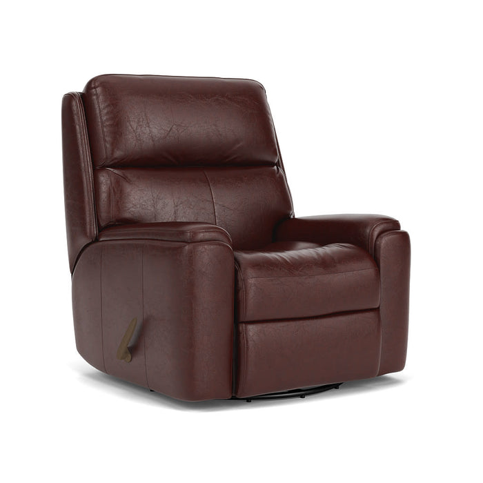 Rio Leather Swivel Gliding Recliner