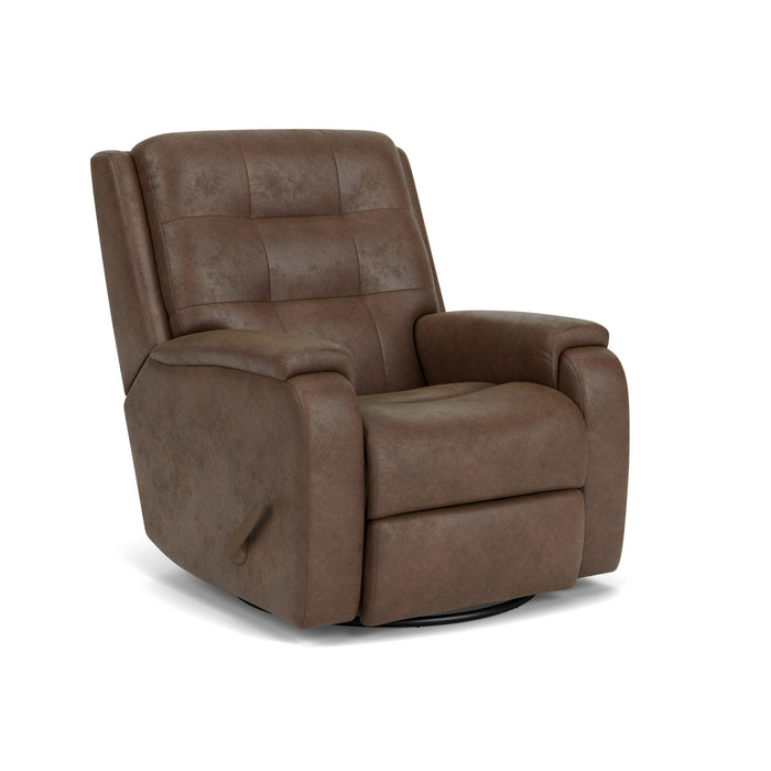 Arlo Fabric Swivel Gliding Recliner