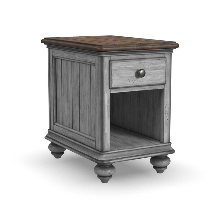 Plymouth Gray Chairside Table