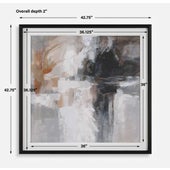 Wings Neutral Framed Print