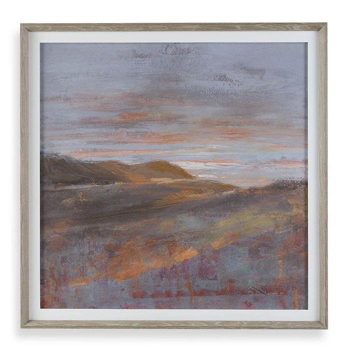 Dawn On The Hills Framed Print