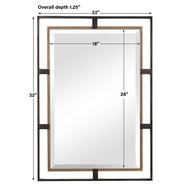 Carrizo Rectangle Mirror