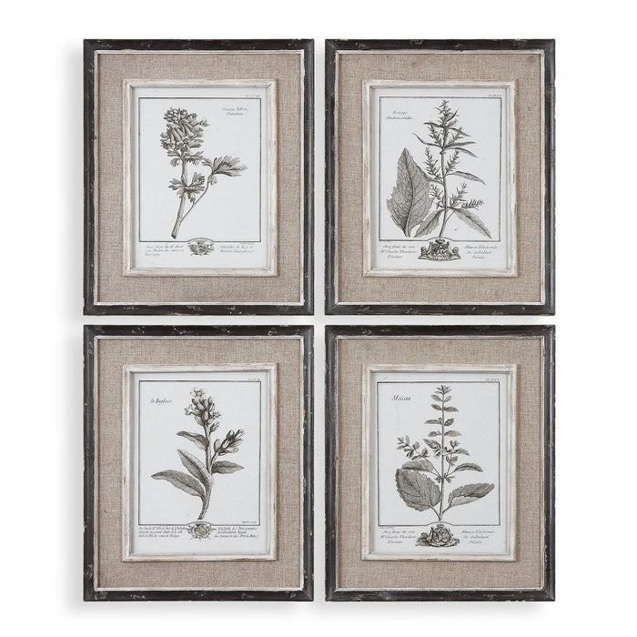 Casual Grey Study Framed Prints, S/4