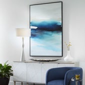 Waves Framed Canvas