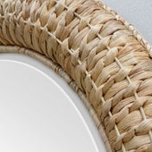 Twisted Seagrass Round Mirror