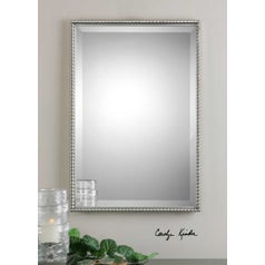 Sherise Vanity Mirror, Nickel