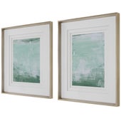 Coastal Patina Framed Prints, S/2