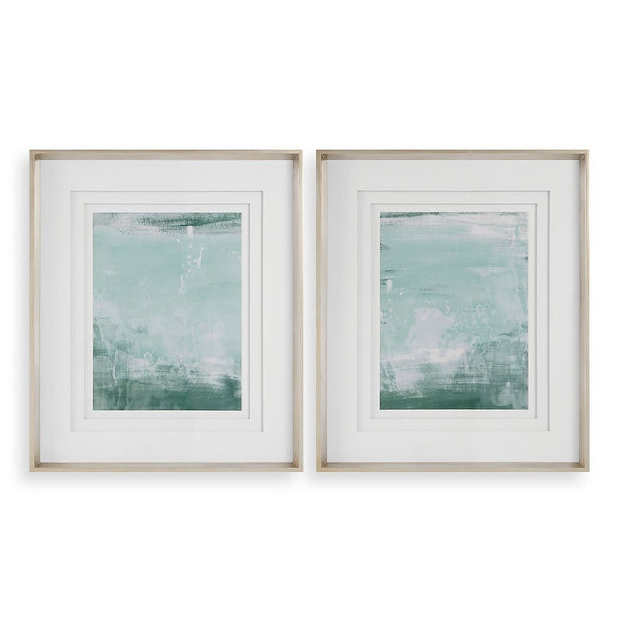 Coastal Patina Framed Prints, S/2