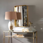 Crofton Vanity Mirror, Gold