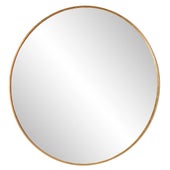 Junius Large Round Mirror, Gold