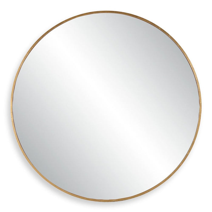 Junius Large Round Mirror, Gold