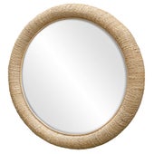 Mariner Round Mirror, Natural