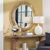 Mariner Round Mirror, Natural