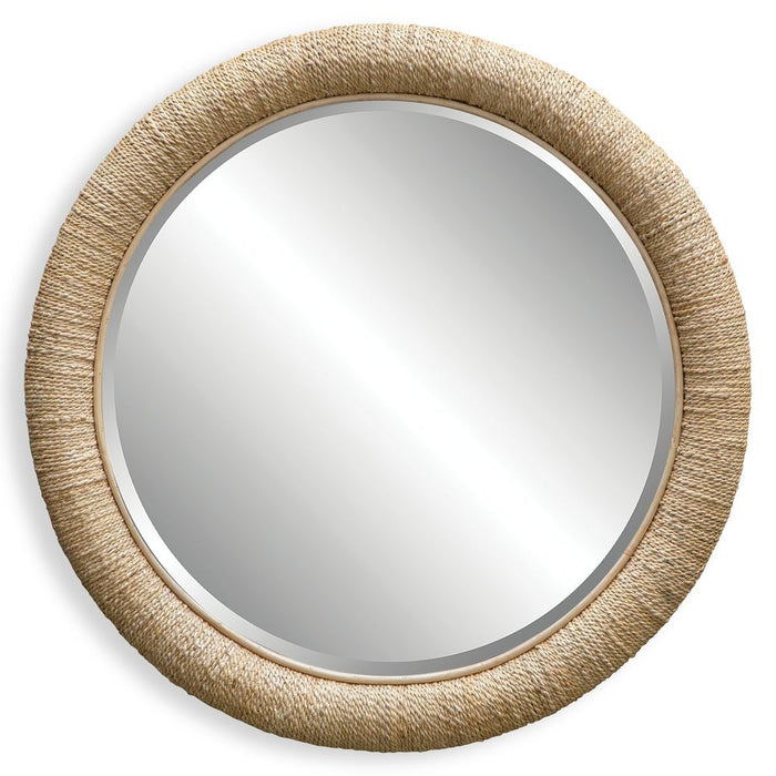 Mariner Round Mirror, Natural