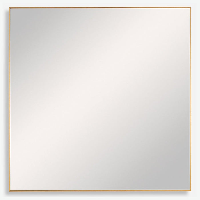 Alexo Square Mirror, Gold