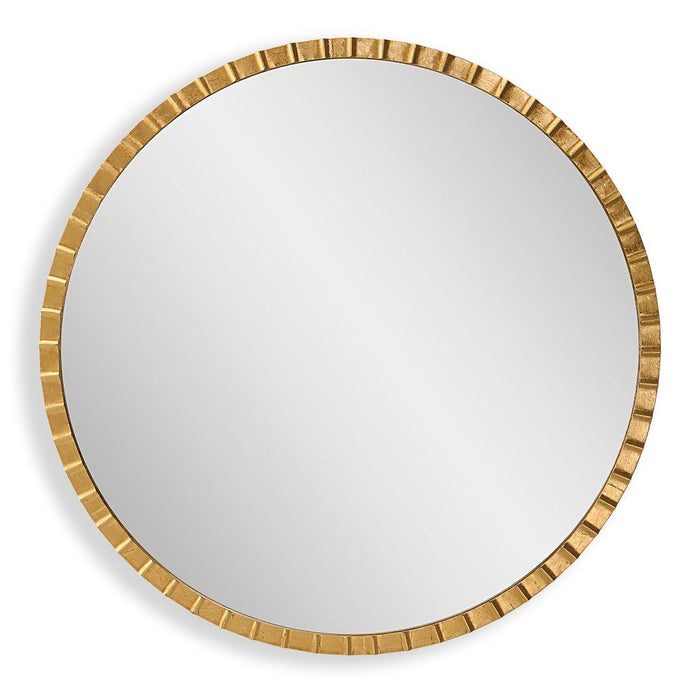 Dandridge Round Mirror, Gold