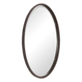 Sherise Oval Mirror, Bronze