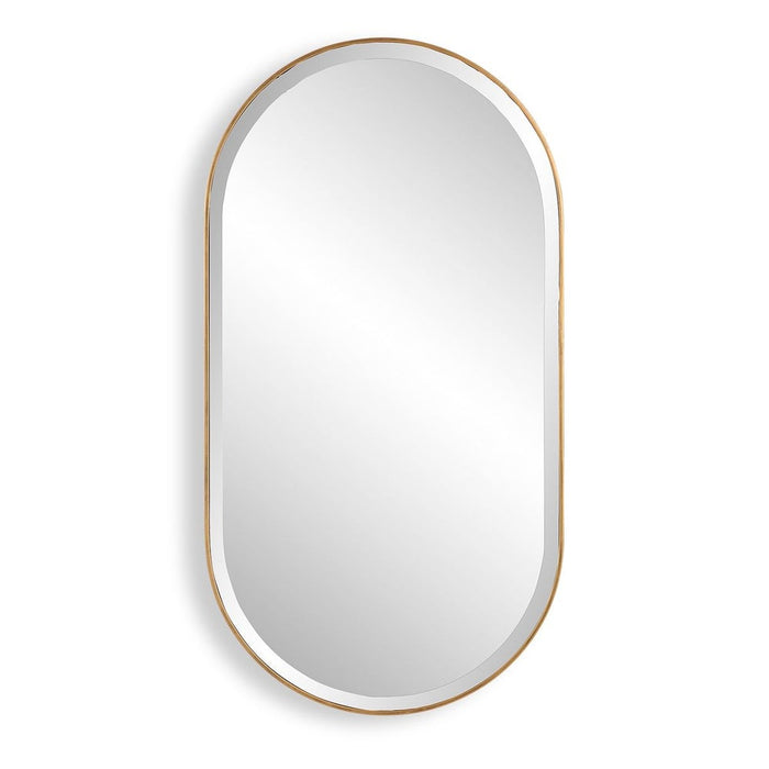 Lago Oval Mirror, Gold