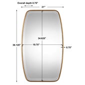 Canillo Mirror, Gold