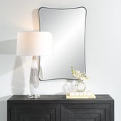 Loudon Vanity Mirror, Black