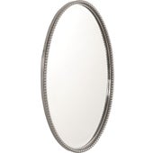 Sherise Oval Mirror, Nickel