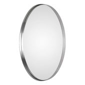 Pursley Oval Mirror, Nickel