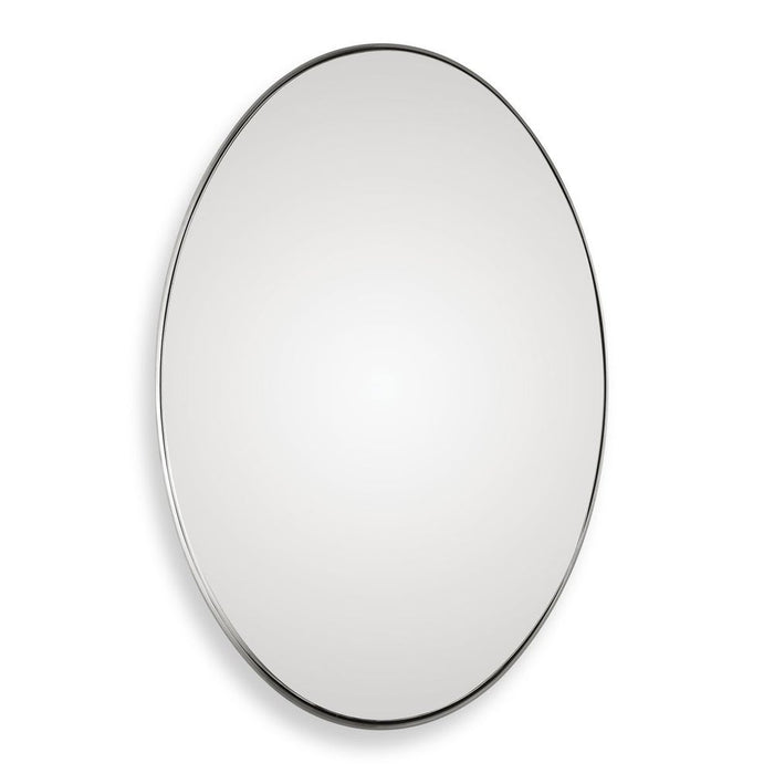 Pursley Oval Mirror, Nickel