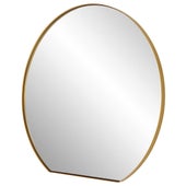 Cabell Small Mirror, Brass