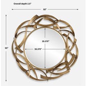 Cutting Edge Round Mirror