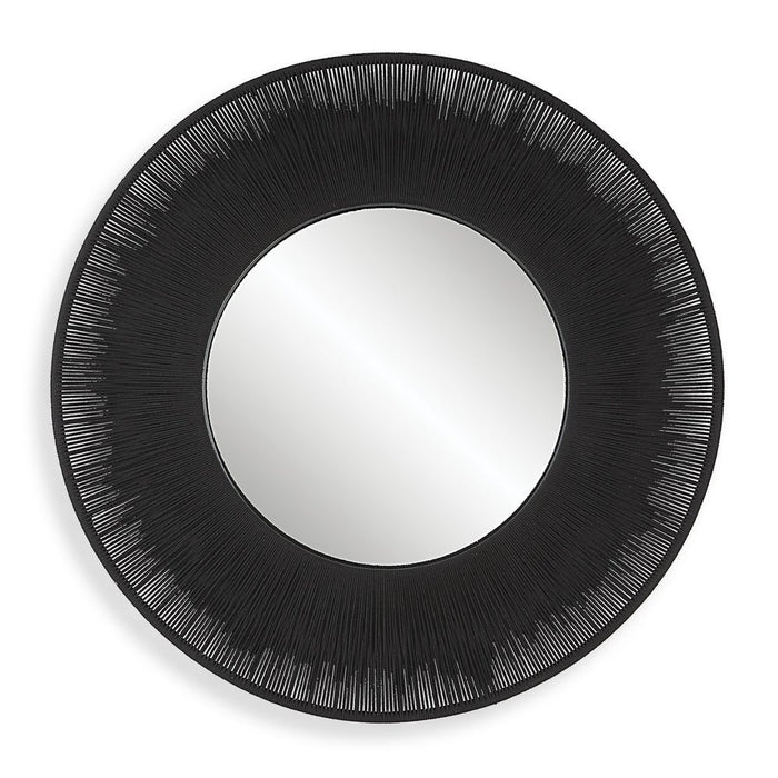 Sailor's Knot Round Mirror, Black