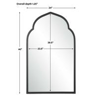 Kenitra Arch Mirror, Black