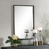 Callan Vanity Mirror, Black