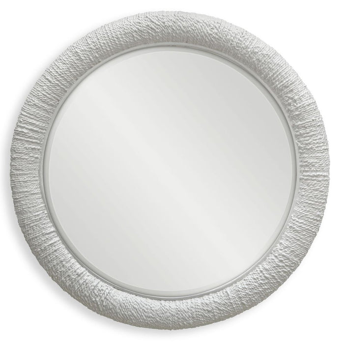 Mariner Round Mirror, White