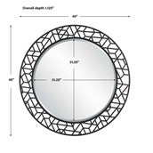 Mosaic Round Mirror