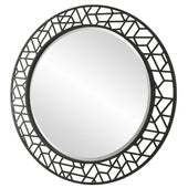 Mosaic Round Mirror