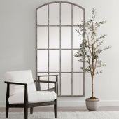 Amiel Large Arch Mirror, Ivory